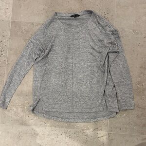 Banana Republic Gray Long Sleeve Top